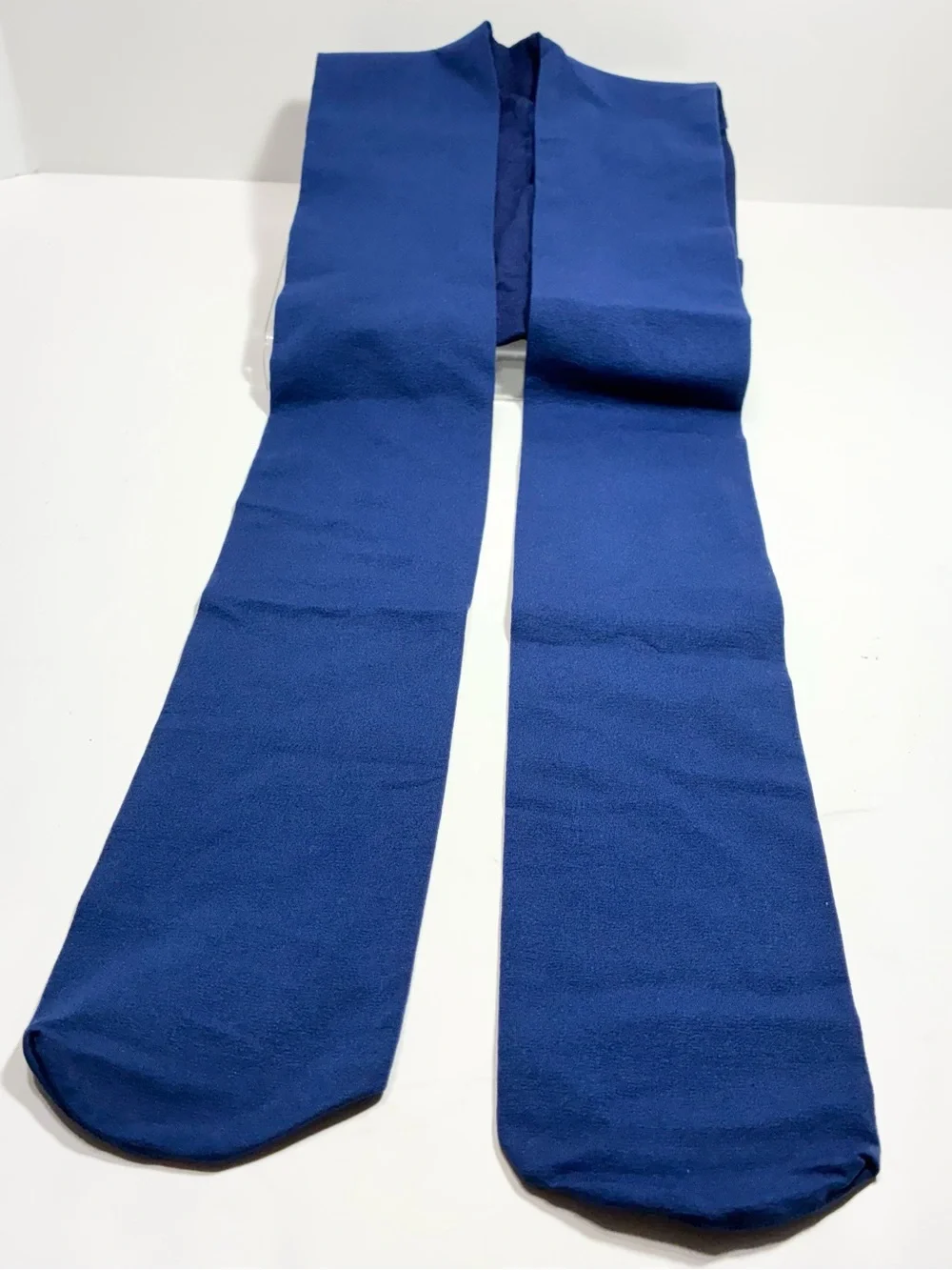 3 Pair Blue Navy Tights Lot: Patterned Textured Control Top Size M/L